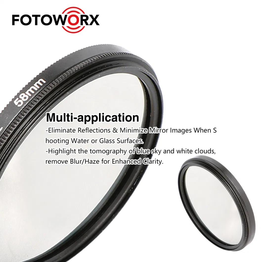 58mm Mc CPL Lens Filter Water Multi-Coated 12-Layer
