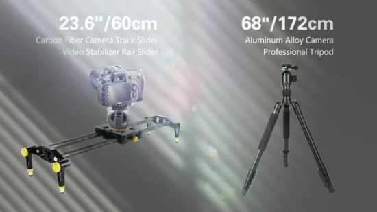 Fotoworx Aluminum Alloy Camera Professional Tripod for DSLR Photography