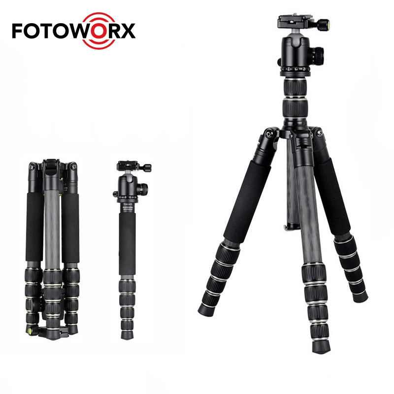 Fotoworx Camera Tripod Carbon Fiber Light Weight for Photography