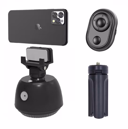 2023 New Arrival Auto Face Object Tracking Tripod 360 Rotating Smart Phone Holder Gimbal Without APP