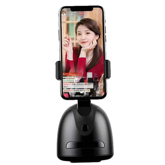Smart Selfie Stick 360 Rotation Shot Tripod Phone Holder Gimbal Stabilizer for Auto Face Tracking Shooting