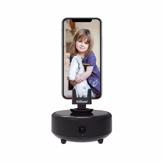 Wholesale 360 Degree Rotation Face Selected Auto Tracking Remotely Photo Capture Smart Phone Holder