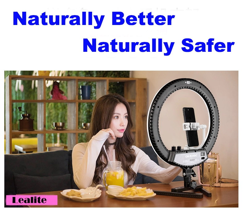 Amazon Photo Studio Remote Working Video Conference Lighting Vlog Kit Selfie LED Ring Light with Tripod Stand