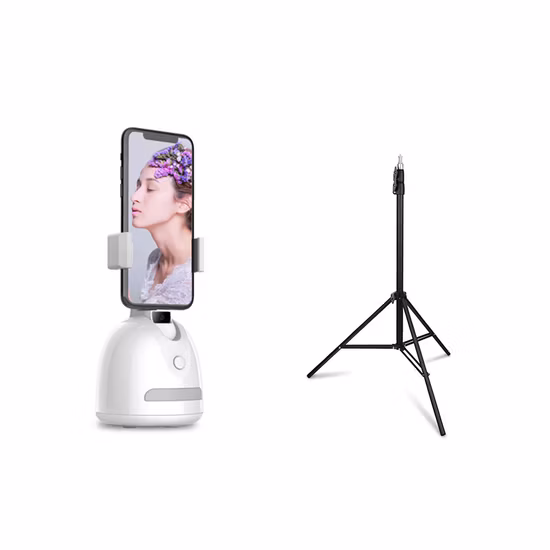 Smart Selfie Stick 360 Rotation Shot Tripod Phone Holder Gimbal Stabilizer for Auto Face Tracking Shooting