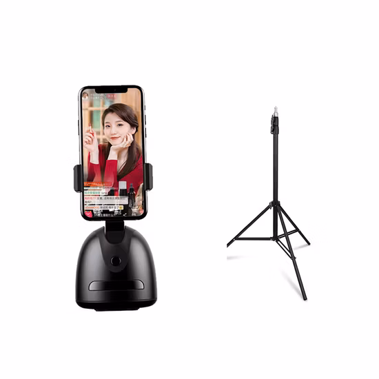 Smart Selfie Stick 360 Rotation Shot Tripod Phone Holder Gimbal Stabilizer for Auto Face Tracking Shooting