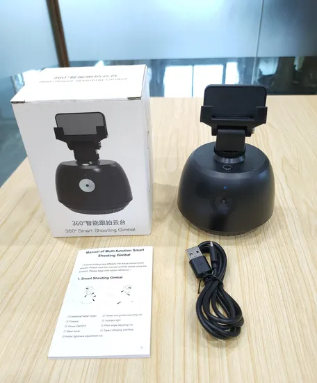 2023 New Arrival Auto Face Object Tracking Tripod 360 Rotating Smart Phone Holder Gimbal Without APP