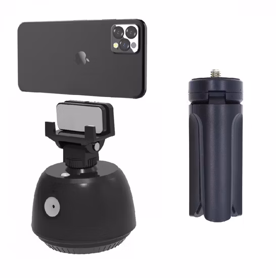 2023 New Arrival Auto Face Object Tracking Tripod 360 Rotating Smart Phone Holder Gimbal Without APP