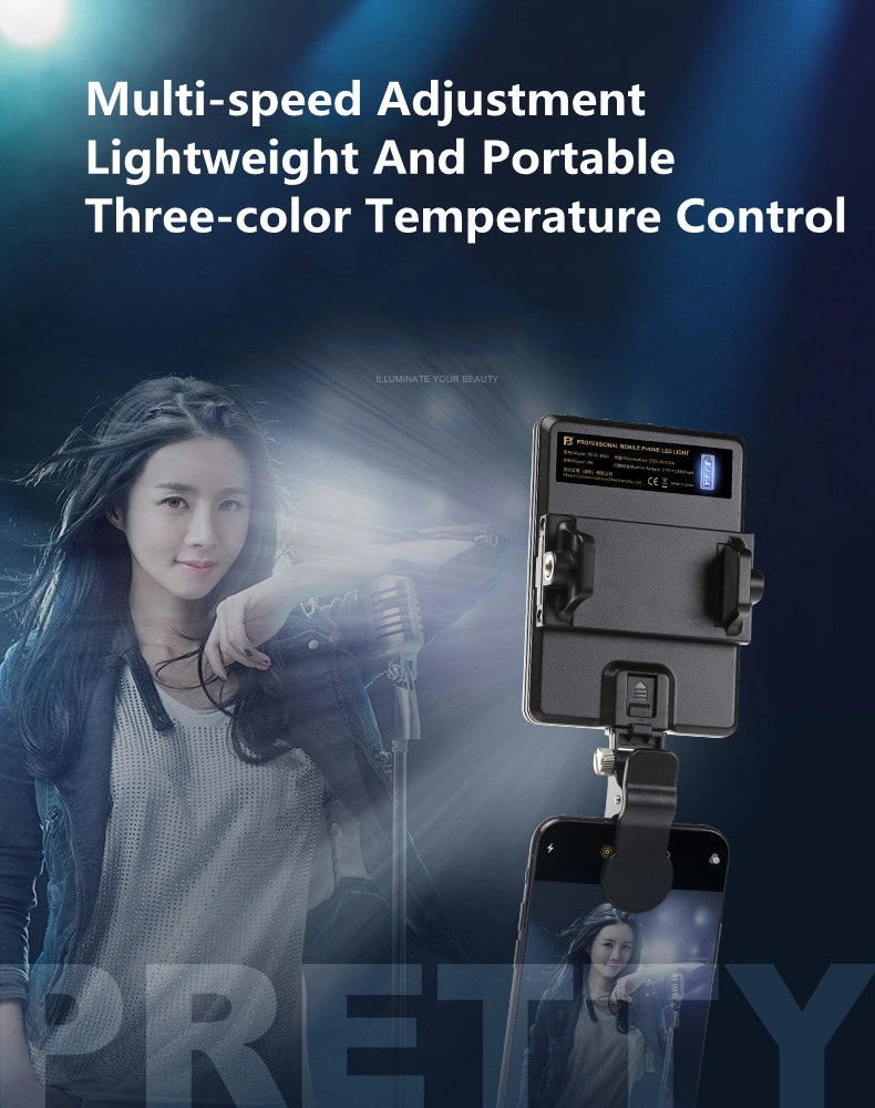 Portable Rechargeable for Live Selfie Meeting Handheld LED Fill Light