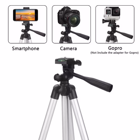 3110 Camera Tripod Mobile Phone Tripod Stand for Ringlight Panel Light Photography Photo Video Live Streaming