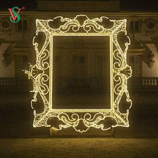 Design Large LED Lighting Outdoor and Indoor Decorations Christmas Halloween Festival Photo Shoot 2D Selfie Motif Light